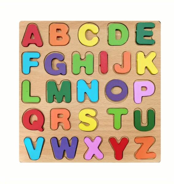 木製 パズル 文字 数字 形 色のマッチング モンテッソーリ おもちゃ 教育玩具 知育玩具 子供 玩具 積み木 木のおもちゃ
