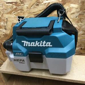 makita マキタ 乾湿両用業務用 充電式集塵機  18V『VC750D』 １回のみ使用 美品 電動工具接続・車の掃除・ブロワーとしても使用可の画像1