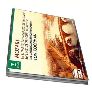 ERATOコープマン モーツァルト交響曲集 第31、34、35、36、38、41番ジュピターTON KOOPMAN MOZART Live Inライヴ インジャパン1991ハフナー