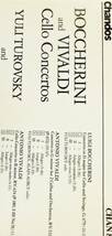 西独盤CHANDOSトゥロフスキー ボッケリーニ&ヴィヴァルディ チェロ協奏曲 TUROVSKY Boccherini&Vivaldi Cello Concertosカナダのイムジチ_画像7
