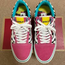 GOLF WANG VANS OLD SKOOL PRO サイズ27.5 US9.5 バンズ チェッカー柄 タイラー・ザ・クリエイター シュプリーム ボックスロゴ ステッカー_画像3