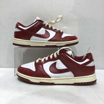 【NIKE】WMNS Dunk Low PRM Team Red and White ナイキ 26cm RED ローカットスニーカー FJ4555-100 ts202405_画像6