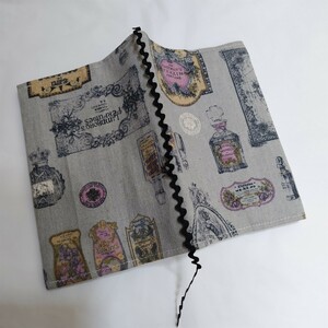 [ library book@ size ] book cover No.14 antique bottle hand made 