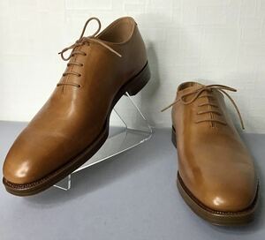 デッドストック REGAL リーガル Y410 ホールカットドレス UK7.5 ENGLAND製 ビジネスシューズ 紳士革靴 レザー ブラウン 茶 