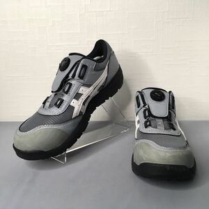 アシックス asics ウィンジョブ CP209 BOA 安全靴 作業靴 プロスニーカー シューズ 1271A029 グレー 25.5㎝ 3E位 靴 メンズ 幅広 撥水 