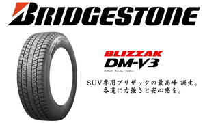 235/55R19 スタッドレスタイヤ 19インチ ブリヂストン ブリザック DM-V3 4本セット 1台分 正規品