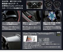 ホイールのみ 1本 17インチ 軽量 クロススピード CR7 7.0×17 +38 5H114.3 グロスガンメタ カローラクロス ノア 4本以上購入で送料無料_画像5