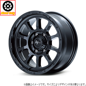 アルミホイール 4本 14インチ M10 パーシング バレルブラック 14×4.5J +45 4H100P デリカミニ ekクロス