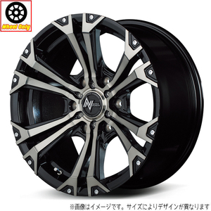 アルミホイール 4本 15インチ JAVELIN BKメタリックPBKクリア+ピアス 15x6.0J +33 6H139.7P 200系 ハイエース