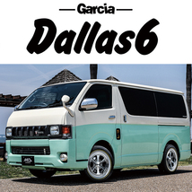 アルミホイール 4本 15インチ GARCIA Dallas6 セミグロスブラック/デュアルポリッシュ 15x4.5J +45 4H100P_画像2