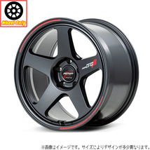 アルミホイール 4本 18インチ RMP-Racing TR50 ターマックブラック 18x7.5J +50 5H114.3P_画像1