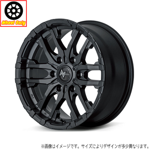 アルミホイール 1本 16インチ M26クロスファング ブラストBK 16x6.5J +38 6H139.7P 200系 ハイエース