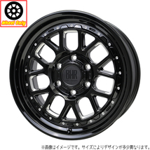 新品 ホイールのみ 1本 17インチ BARKLEY HARDROCK グロスブラック・マシニング（GB/M） 17x8.0J +20 6H139.7P_画像1