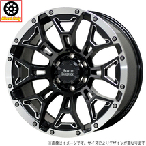 新品 ホイールのみ 4本 20インチ BARKLEY HARDROCK ELBERT ブラックサイドマシニング＆リムポリッシュ(BSM/P) 20x8.5J +20 6H139.7P_画像1