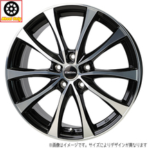 新品 ホイールのみ 4本 16インチ Laffite LE-07 ブラックポリッシュ(BK/P) 16x6.5J +38 5H114.3P_画像1