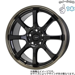 新品 ホイールのみ 1本 18インチ G-Speed P-08 ブラック＆ブロンズクリア(BK/BR) 18x8.0J +42 5H114.3P