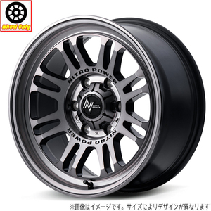 ハイエース アルミホイール 4本 17インチ NITRO POWER M16 ASSAULT スティールクリア 17x6.5J +38 6H139.7P