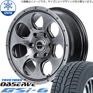 175/80R16 ジムニー AZオフロード TOYO GSi-6 16インチ 5.5J +22 5H139.7P スタッドレスタイヤ ホイールセット 4本