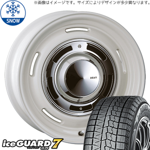 185/60R16 アクアクロスオーバー 16インチ Y/H IG 7 CRIMSON DEAN CrossCountry スタッドレスタイヤ ホイールセット 4本