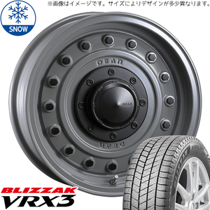 215/70R16 スズキ ジムニー 16インチ ブリヂストン ブリザック VRX3 DEAN Colorado スタッドレスタイヤ ホイールセット 4本