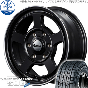 215/70R16 ジムニー ダンロップ WM SJ8+ 16インチ ガルシア シカゴ5 5.5J +20 5H139.7P スタッドレスタイヤ ホイールセット 4本