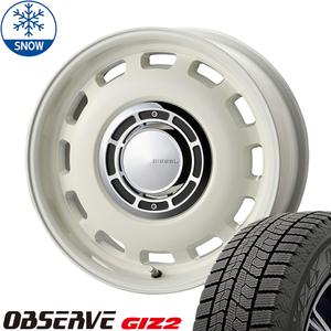 195/65R15 プリウス インプレッサ 15インチ TOYO GIZ2 クロスブラッド ディーゼル スタッドレスタイヤ ホイールセット 4本