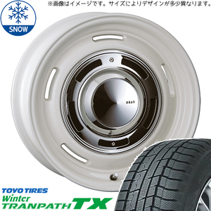 195/60R16 ウィッシュ TOYO TX クロスカントリー 16インチ 6.5J +43 5H100P スタッドレスタイヤ ホイールセット 4本