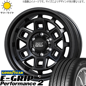 205/55R16 マーク2 シルビア GY パフォーマンス2 マッドクロス 16インチ 7.0J +38 5H114.3P サマータイヤ ホイールセット 4本