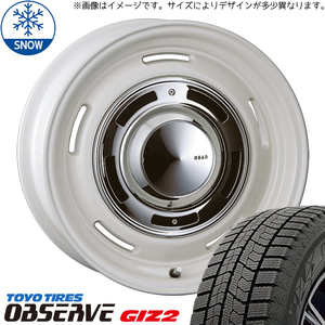 185/70R14 NV200 デリカD3 TOYO GIZ2 クロスカントリー 14インチ 5.0J +43 4H114.3P スタッドレスタイヤ ホイールセット 4本