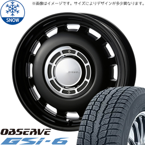 175/80R16 ジムニー AZオフロード 16インチ TOYO GSI-6 クロスブラッド ディーゼル スタッドレスタイヤ ホイールセット 4本