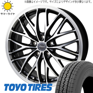 145/80R12 ハイゼットピクシス TOYO V02E クロノス CH-113 12インチ 4.0J +42 4H100P サマータイヤ ホイールセット 4本