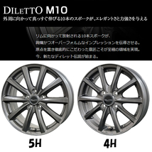 195/60R16 セレナ GY アイスナビ8 ディレット M10 16インチ 6.5J +47 5H114.3P スタッドレスタイヤ ホイールセット 4本_画像3