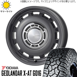 215/70R16 ジムニーシエラ 16インチ Y/H X-AT G016 ディーゼル 6.0J -5 5H139.7P サマータイヤ ホイールセット 4本