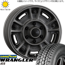 225/70R16 スズキ ジムニーシエラ GY ラングラー A/T-S DEAN BJ MEXICAN 16インチ 6.0J -5 5H139.7P サマータイヤ ホイールセット 4本_画像1