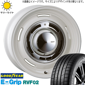 185/55R16 シエンタ ラクティス GY RVF02 クロスカントリー 16インチ 6.5J +43 5H100P サマータイヤ ホイールセット 4本