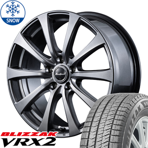 195/55R16 ホンダ CR-Z BS BLIZZAK VRX2 16インチ ユーロスピード G10 6.5J +48 5H114.3P スタッドレスタイヤ ホイールセット 4本