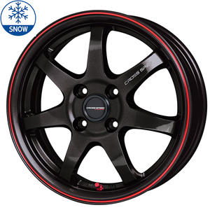 165/60R15 ハスラー キャストアクティバ 15インチ クロススピード CR7 4.5J +45 4H100P スタッドレスタイヤ ホイールセット 4本