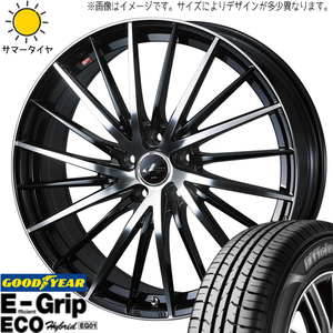 195/55R16 ホンダ フリード GB3 GB4 GY EG01 レオニス FR 16インチ 6.0J +50 4H100P サマータイヤ ホイールセット 4本