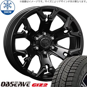 205/65R16 キックス ジューク オフロード 16インチ TOYO GIZ2 CRIMSON MG GOLEM スタッドレスタイヤ ホイールセット 4本