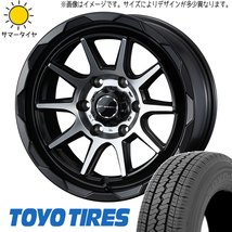 145R12 6PR 軽トラ 軽バン 車検対応 LT規格 12インチ TOYO V02E MADVANCE 06 4.0J +42 4H100P サマータイヤ ホイールセット 4本_画像1