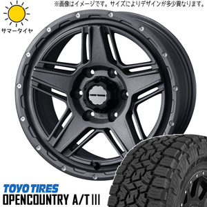 215/70R16 スズキ ジムニー 16インチ TOYO オープンカントリー A/T3 MV07 5.5J +22 5H139.7P サマータイヤ ホイールセット 4本