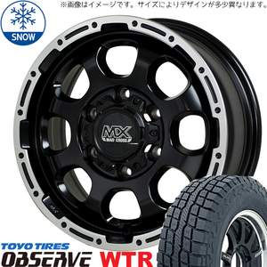 185/85R16 スズキ ジムニー 16インチ TOYO W/T-R MADCROSS GRACE スタッドレスタイヤ ホイールセット 4本