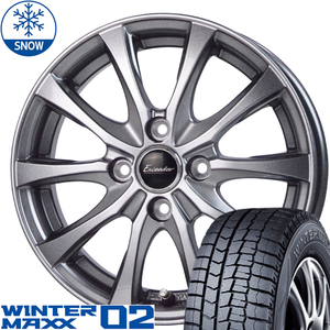 145/80R13 タント ミラ ワゴンR N BOX ダンロップ WM02 13インチ E07 4.0J +45 4H100P スタッドレスタイヤ ホイールセット 4本