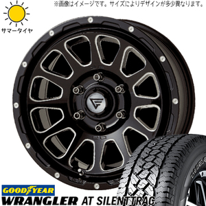 225/75R16 デリカ エクストレイル CX GY ラングラー DELTA 16インチ 7.0J +35 5H114.3P サマータイヤ ホイールセット 4本