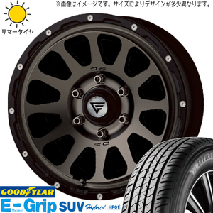 225/70R16 デリカ エクストレイル CX GY HP01 デルタフォース 16インチ 7.0J +35 5H114.3P サマータイヤ ホイールセット 4本