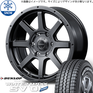 215/70R15 107/105 ハイエース D/L WM SV01 マッドライダー 15インチ 6.0J +33 6H139.7P スタッドレスタイヤ ホイールセット 4本