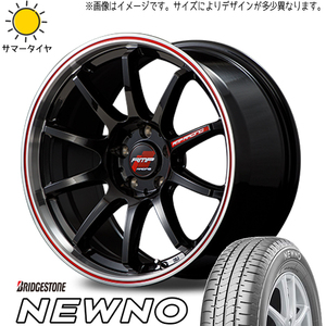 165/55R15 パッソ ブーン 用 BS ニューノ RMP RACING R10 15インチ 6.0J +45 4H100P サマータイヤ ホイールセット 4本