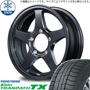 215/70R16 スズキ ジムニー TOYO TX オフパフォーマー RT-5N 16インチ 5.5J +22 5H139.7P スタッドレスタイヤ ホイールセット 4本