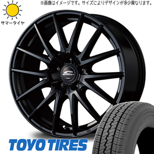 145/80R12 ハイゼットピクシス TOYO V02E シュナイダー SQ27 12インチ 4.0J +42 4H100P サマータイヤ ホイールセット 4本