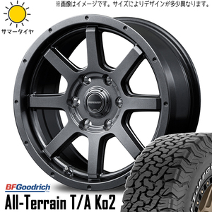 225/70R16 スズキ ジムニー BFグッドリッチ Ko2 マッドライダー 16インチ 5.5J +22 5H139.7P サマータイヤ ホイールセット 4本